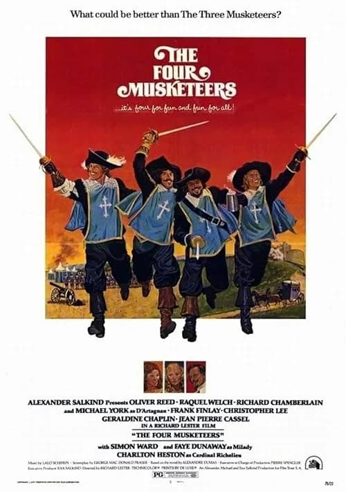 The Four Musketeers film posteri